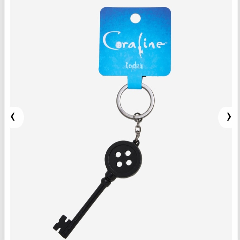 LOUNGEFLY CORALINE BACKPACK & OTHER WORLD KEY RING - Picture 4 of 10